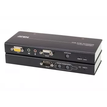 ATEN CE750A USB VGA KVM prailgintuvas su garsu ir RS-232 (200 m)