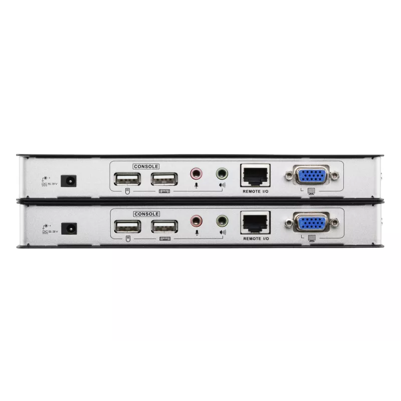 ATEN CE750A USB VGA KVM prailgintuvas su garsu ir RS-232 (200 m)
