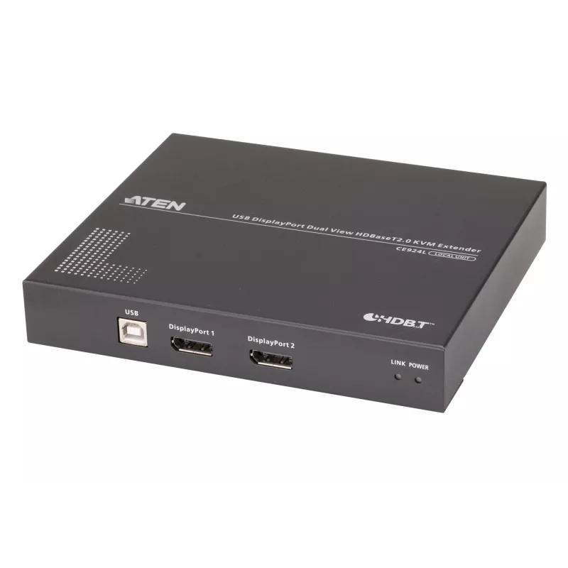 ATEN CE924 USB DisplayPort Dual View HDBaseT™ 2.0 KVM ilgintuvas (4K@100m, dvigubas 1080p@100m)
