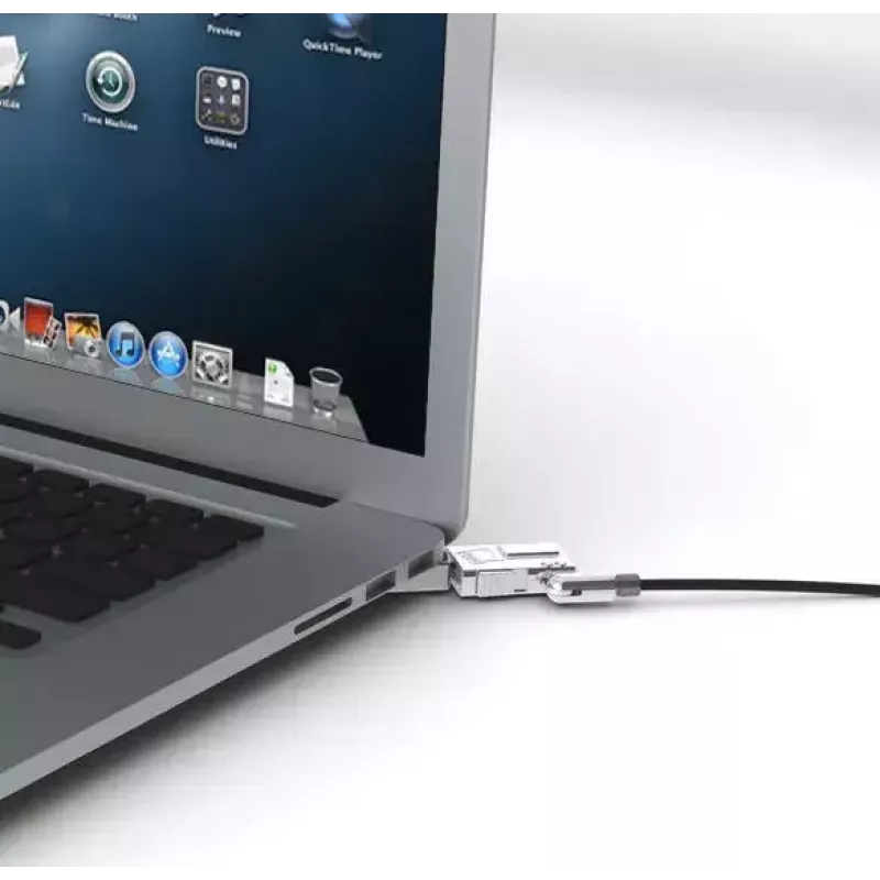 Compulocks MBPR15 BR Wedge Silver – apsauginis kabelio užraktas