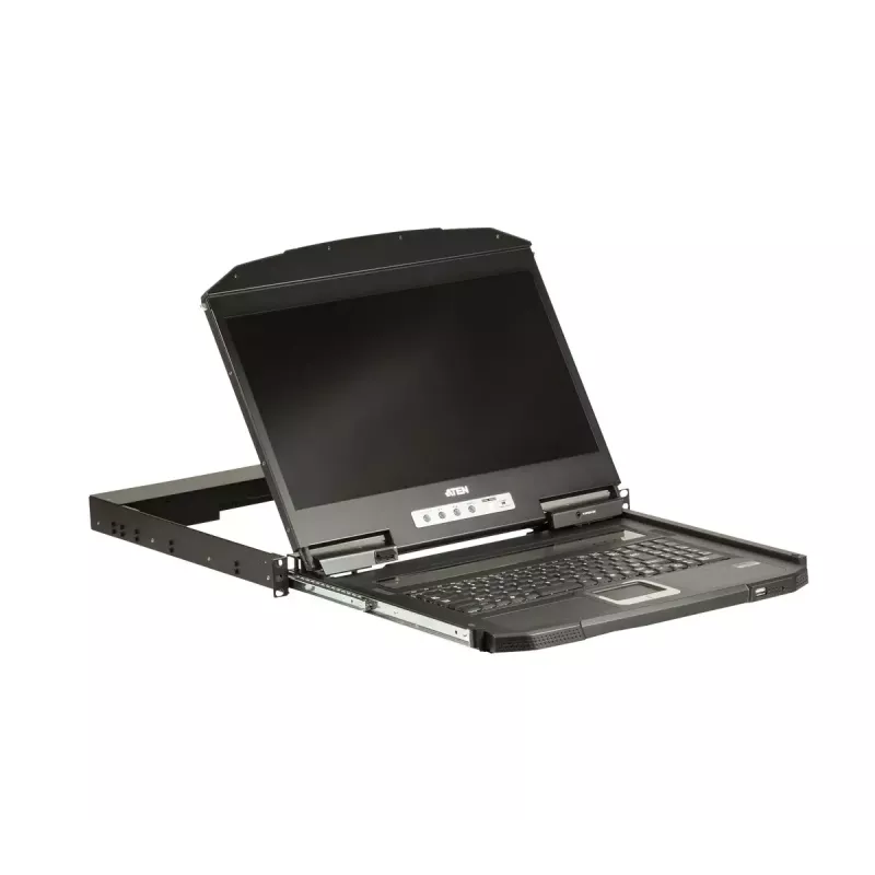 ATEN CL3100NX 18.5 colių USB VGA LCD konsolė (1U, trumpas gylis)