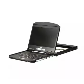 ATEN CL3100NX 18.5 colių USB VGA LCD konsolė (1U, trumpas gylis)