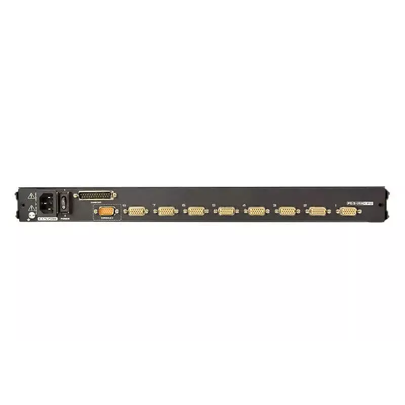 KVM jungiklis ATEN CL5708M montavimui į stelažą, juodas, 1U, 17 colių LCD