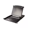 KVM jungiklis ATEN CL5708M montavimui į stelažą, juodas, 1U, 17 colių LCD
