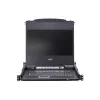 KVM jungiklis ATEN CL5708M montavimui į stelažą, juodas, 1U, 17 colių LCD
