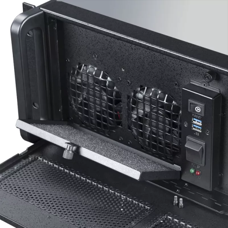 Chieftec UNC-410S-B-U3 Rack korpusas juodas