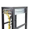 StarTech.com 1U vertikalus serverio stovo kabelių tvarkymo D-žiedas - 4,5x10 cm