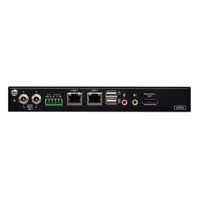 ATEN 1-Vietinis/Nuotolinis Bendrinimo Prievadas Vieno Prievado 4K DisplayPort KVM per IP Jungiklis