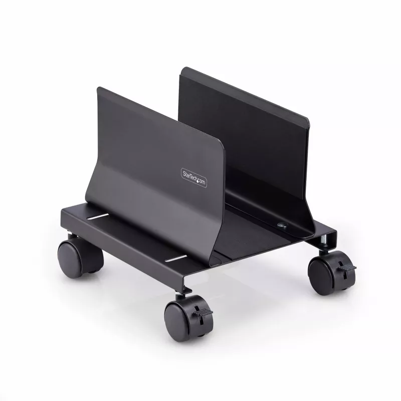 StarTech.com CPUMOBILESTND ratukais judantis stovas kompiuterio korpusui, reguliuojamas, plieninis, juodas