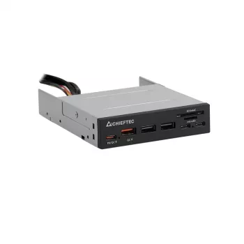 Chieftec CRD-908H kortelių skaitytuvas USB 3.2 Gen 1 vidinis, juodas