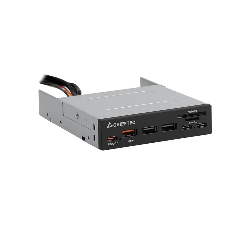 Chieftec CRD-908H kortelių skaitytuvas USB 3.2 Gen 1 vidinis, juodas