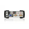 ATEN CS1732B 2 prievadų USB - PS/2 VGA KVM jungiklis su garsu ir USB 2.0 šakotuvu (KVM kabeliai įtraukti)