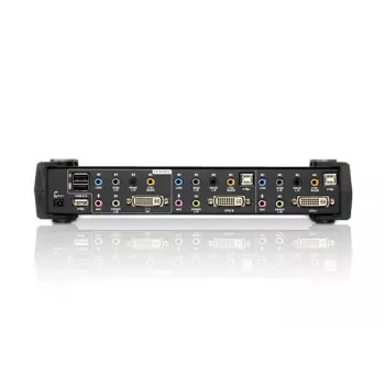 ATEN CS1782A 2 prievadų USB DVI Dual Link KVM jungiklis su garsu ir USB 2.0 šakotuvu (KVM kabeliai įtraukti)