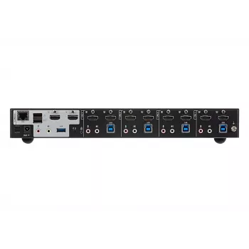 ATEN 4 prievadų USB 3.0 4K HDMI dviejų ekranų KVMP™ jungiklis, 4096 x 2160 pikselių, 4K Ultra HD, 4,42 W, juodas