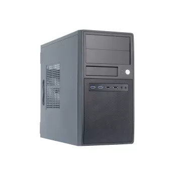 Korpusas Chieftec CT-04B-350GPB juodas su 350 W maitinimo bloku