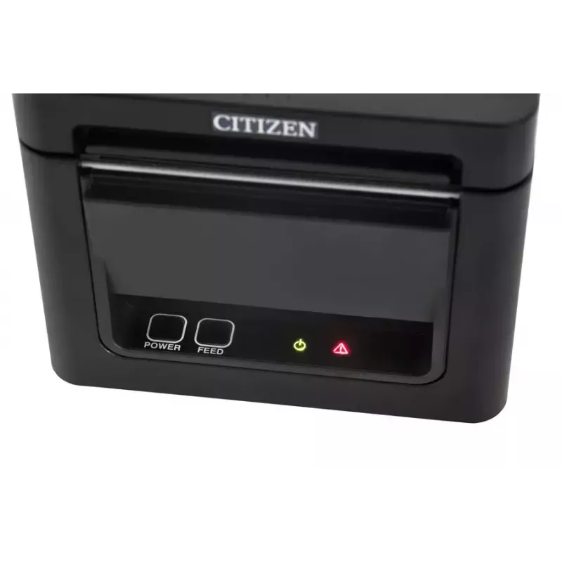 POS spausdintuvas Citizen CT-E351 — tiesioginis terminis, 203 x 203 DPI, 58/80 mm, laidinis (Serial, USB), 250 mm/s, juodas