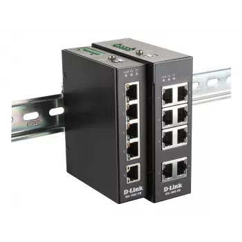 D-Link DIS-100E-8W 8 prievadų nepramoninis nevaldomas Ethernet jungiklis
