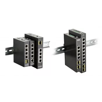 D-Link DIS-100G-5SW 5 prievadų Gigabit pramoninis valdiklis su 1 SFP lizdu