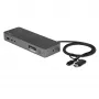 Universali nešiojamojo kompiuterio dokų stotelė StarTech.com, hibridinė USB-C ir USB-A, dviguba 4K DP ir HDMI, 60W PD, Mac / Windows / Chrome OS, 4x USB 5Gbps šakotuvas, GbE