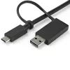 Universali nešiojamojo kompiuterio dokų stotelė StarTech.com, hibridinė USB-C ir USB-A, dviguba 4K DP ir HDMI, 60W PD, Mac / Windows / Chrome OS, 4x USB 5Gbps šakotuvas, GbE