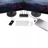 Universali nešiojamojo kompiuterio dokų stotelė StarTech.com, hibridinė USB-C ir USB-A, dviguba 4K DP ir HDMI, 60W PD, Mac / Windows / Chrome OS, 4x USB 5Gbps šakotuvas, GbE