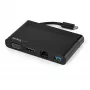StarTech.com USB-C kelių prievadų adapteris su HDMI, VGA, Gigabit Ethernet ir USB 3.0 – USB-C į 4K HDMI arba 1080p VGA ekrano mini dokas – USB Type-C kelioninis dokas USB-C nešiojamiesiems