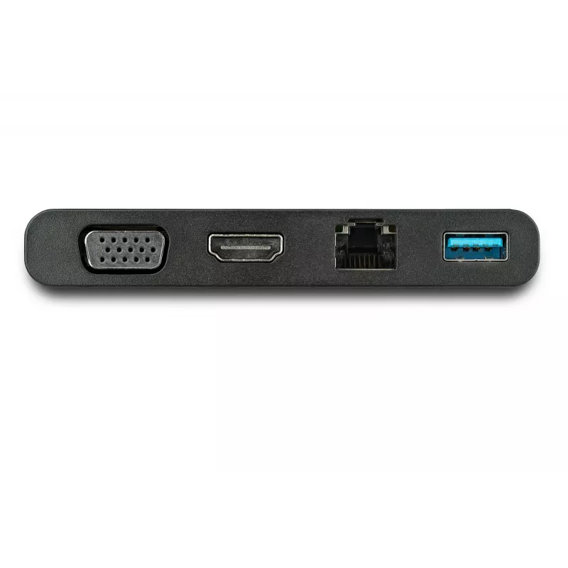 StarTech.com USB-C kelių prievadų adapteris su HDMI, VGA, Gigabit Ethernet ir USB 3.0 – USB-C į 4K HDMI arba 1080p VGA ekrano mini dokas – USB Type-C kelioninis dokas USB-C nešiojamiesiems