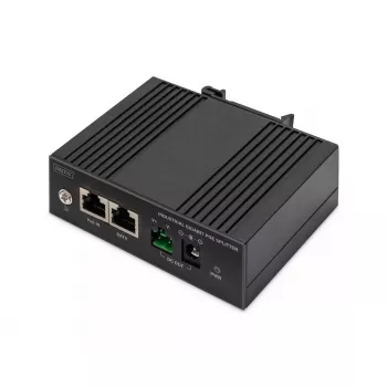 Digitus Gigabit Ethernet PoE skirstytuvas pramoninis 60W, IEEE 802.3af/802.3at/802.3bt, DN-651140
