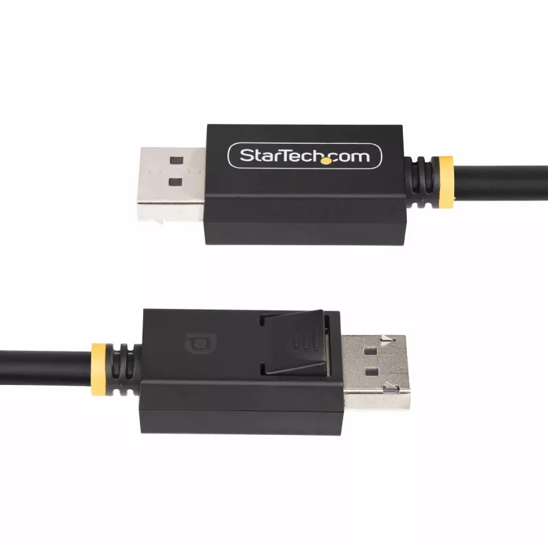 StarTech.com 1m DisplayPort 2.1 laidas, VESA sertifikuotas DP80, su UHBR20/HDR/DSC 1.2a/HDCP 2.2, 16K/8K 60Hz, 4K 240Hz, 80Gbps, DP 2.1 laidas, UHD monitoriui, M/M