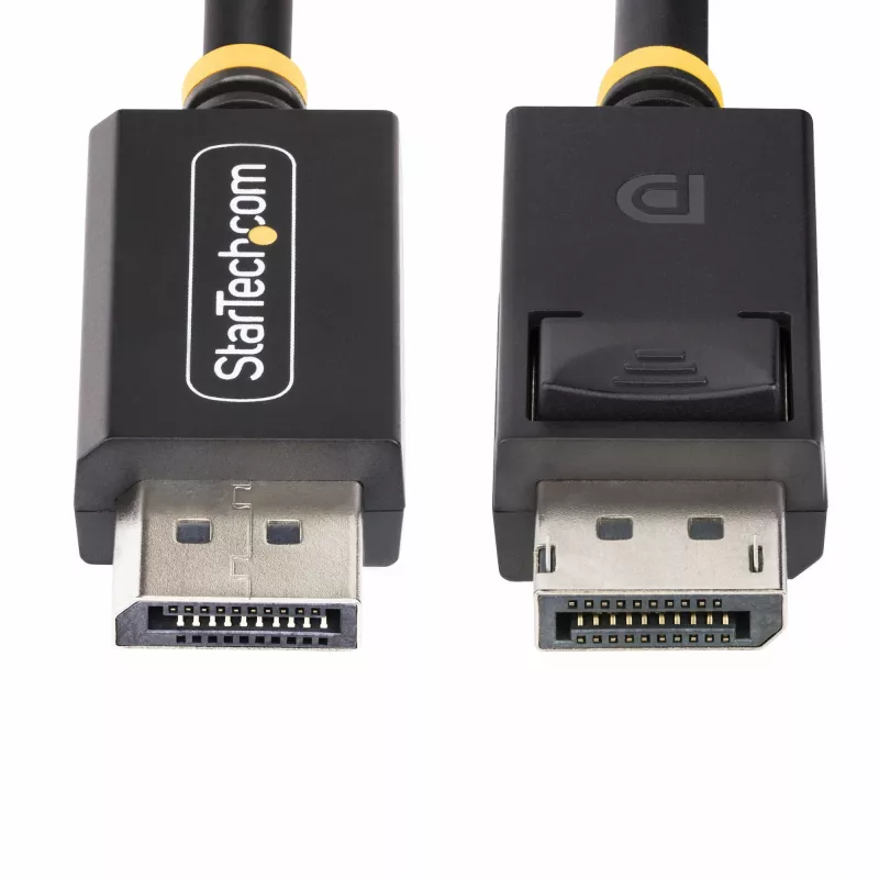 StarTech.com 1m DisplayPort 2.1 laidas, VESA sertifikuotas DP80, su UHBR20/HDR/DSC 1.2a/HDCP 2.2, 16K/8K 60Hz, 4K 240Hz, 80Gbps, DP 2.1 laidas, UHD monitoriui, M/M