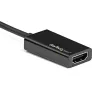 StarTech.com DisplayPort į HDMI adapteris – 4K 60Hz aktyvus DP 1.4 į HDMI 2.0 vaizdo keitiklis – DP į HDMI monitorių/TV/ekraną laidas adapteris kištukas – fiksuojanti DP jungtis