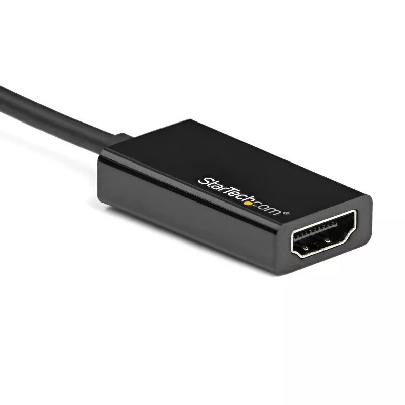 StarTech.com DisplayPort į HDMI adapteris – 4K 60Hz aktyvus DP 1.4 į HDMI 2.0 vaizdo keitiklis – DP į HDMI monitorių/TV/ekraną laidas adapteris kištukas – fiksuojanti DP jungtis