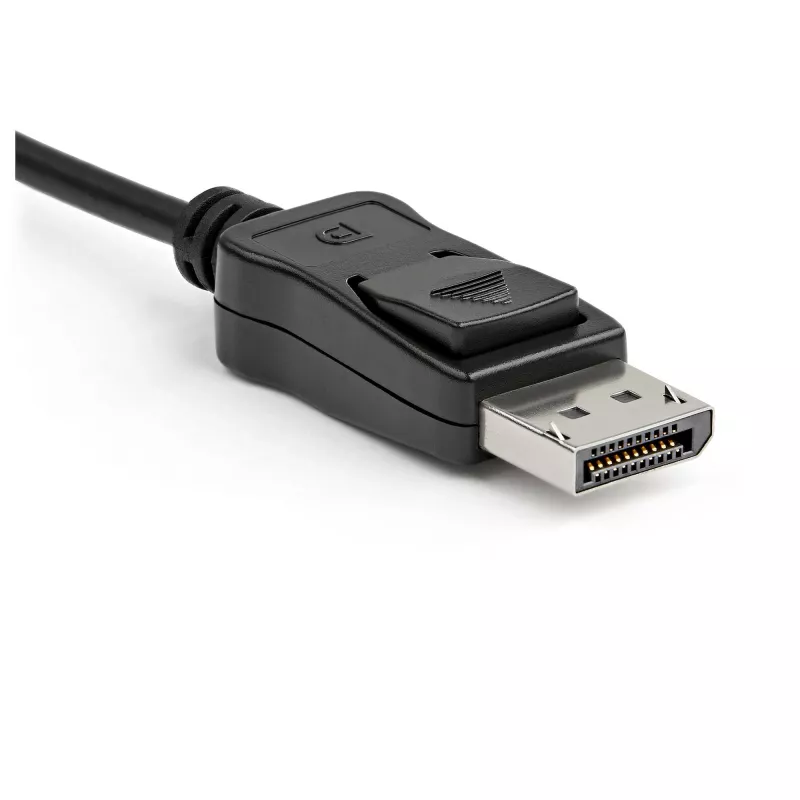 StarTech.com DisplayPort į HDMI adapteris – 4K 60Hz aktyvus DP 1.4 į HDMI 2.0 vaizdo keitiklis – DP į HDMI monitorių/TV/ekraną laidas adapteris kištukas – fiksuojanti DP jungtis