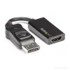 StarTech.com DisplayPort į HDMI adapteris – 4K 60Hz aktyvus DP 1.4 į HDMI 2.0 vaizdo keitiklis – DP į HDMI monitorių/TV/ekraną laidas adapteris kištukas – fiksuojanti DP jungtis