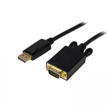 StarTech.com 10ft (3m) DisplayPort į VGA laidas – aktyvus adapteris, 1080p, užrakinama DP jungtis