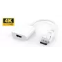 MikroConnect DisplayPort į HDMI adapteris DPHDMI3W 0,15 m Baltas