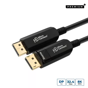 Microconnect DP-MMG-1000V1.4OP DisplayPort laidas 10 m Juodas