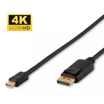 MicroConnect DP-MMG-100MB DisplayPort kabelis 1 m Mini DisplayPort juodas
