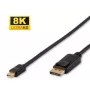 Microconnect DP-MMG-100MBV1.4 DisplayPort kabelis 1 m Mini DisplayPort juodas