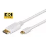 Microconnect DP-MMG-180M DisplayPort kabelis 2 m Mini DisplayPort Baltas