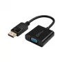 Microconnect DPVGA15CM adapteris vaizdo kabelis 0,15 m DisplayPort VGA (D-Sub) Juoda