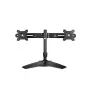 AG Neovo DMS-01D 61 cm (24 colių) Dvigubas monitorių stovas Juoda, Sidabrinė