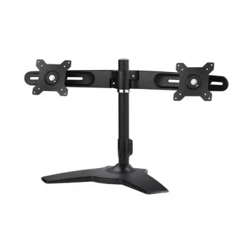 AG Neovo DMS-01D 61 cm (24 colių) Dvigubas monitorių stovas Juoda, Sidabrinė