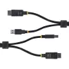StarTech.com 1,8 m DP ir USB 5 Gbps KVM kabelis, 4K 60 Hz, universalus DP 1.2 / USB 3.0 kombinuotas kabelis KVM jungikliams