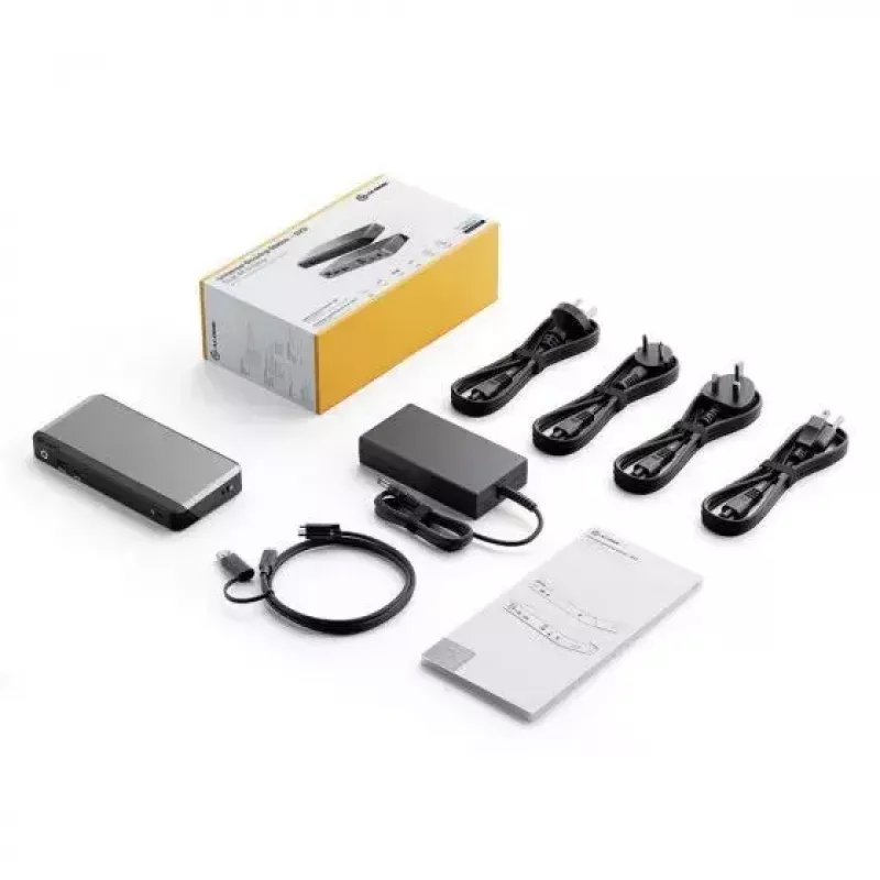 ALOGIC DUPRDX2-100 USB 3.2 Gen 1 Type-C dokas su 100W įkrovimu, Ethernet 4K