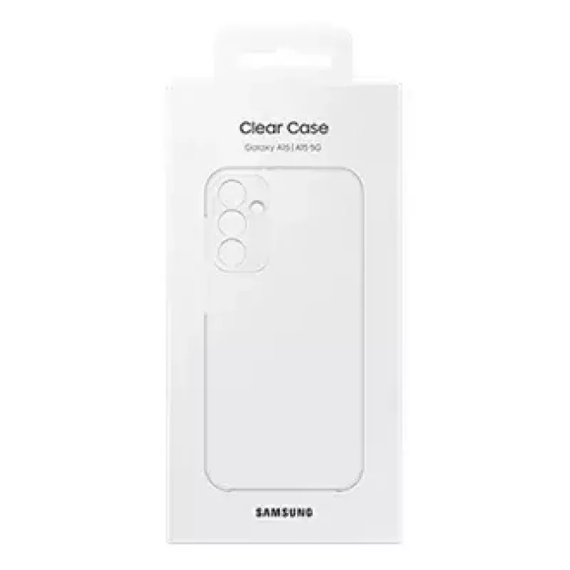 Samsung EF-QA156CTEGWW skaidrus telefono dėklas Galaxy A15 | A15 5G (16,5 cm / 6,5 col.)