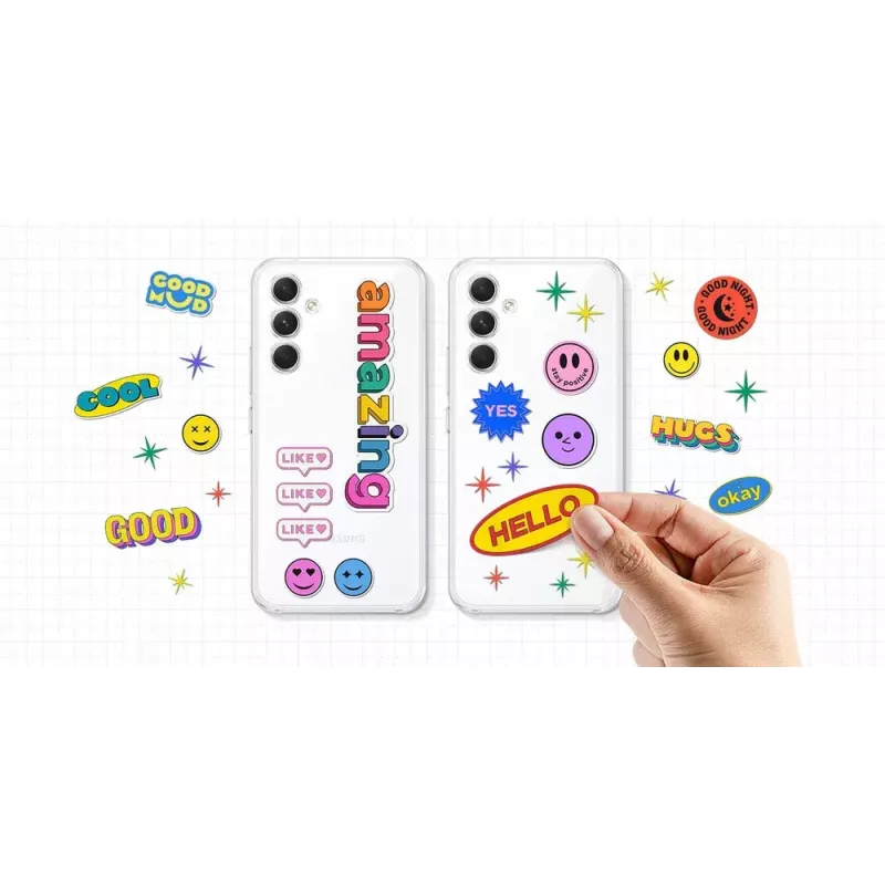 Samsung EF-QA546 dėklas mobiliesiems telefonams 16,3 cm (6,4 colio) permatomas