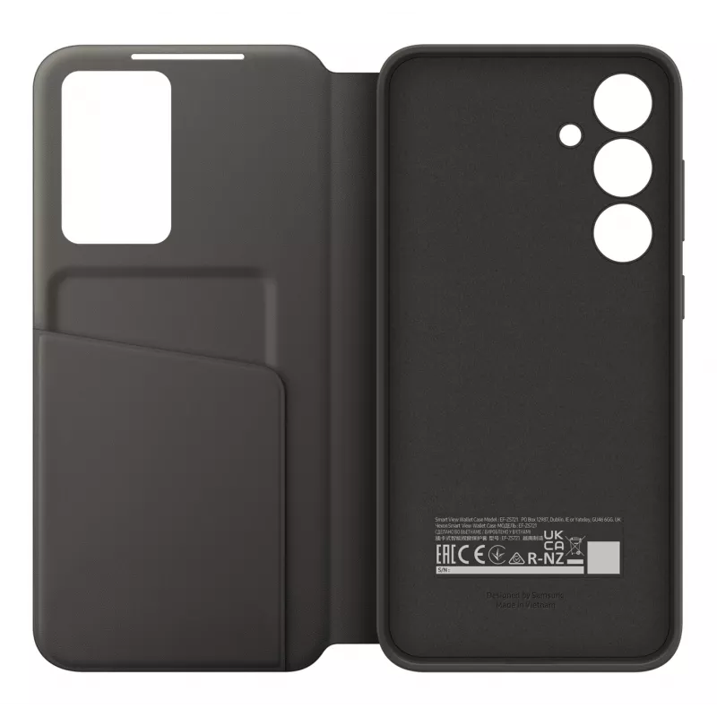 Samsung Smart View Wallet Case Galaxy S24 FE juodas