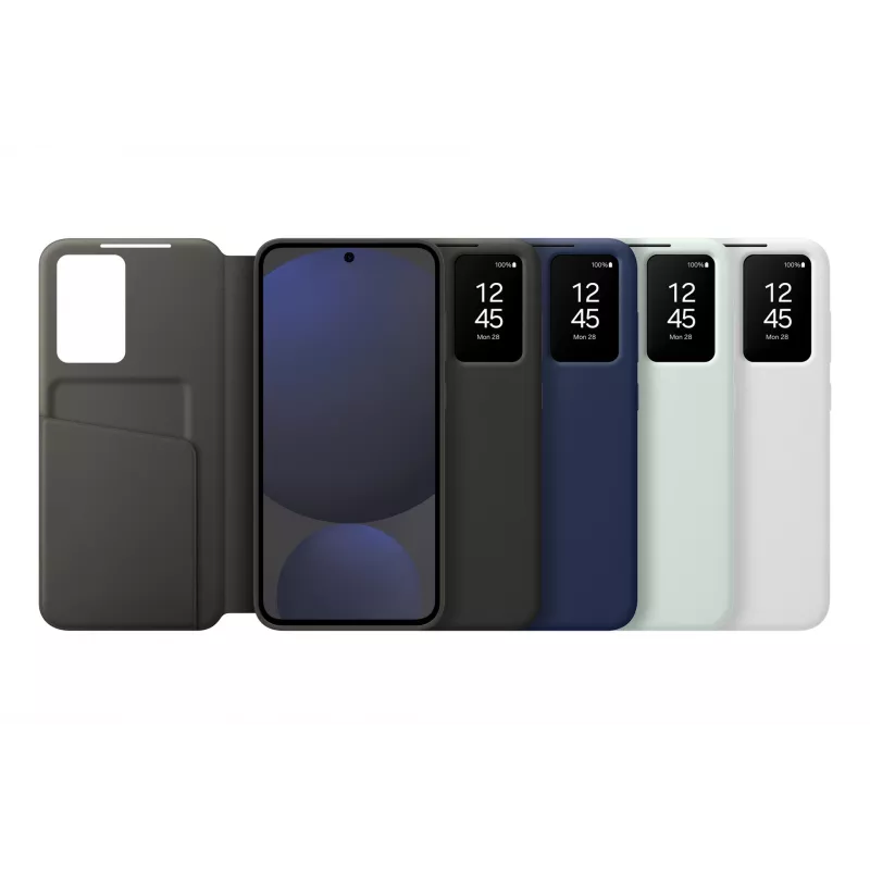 Samsung Smart View Wallet Case Galaxy S24 FE juodas