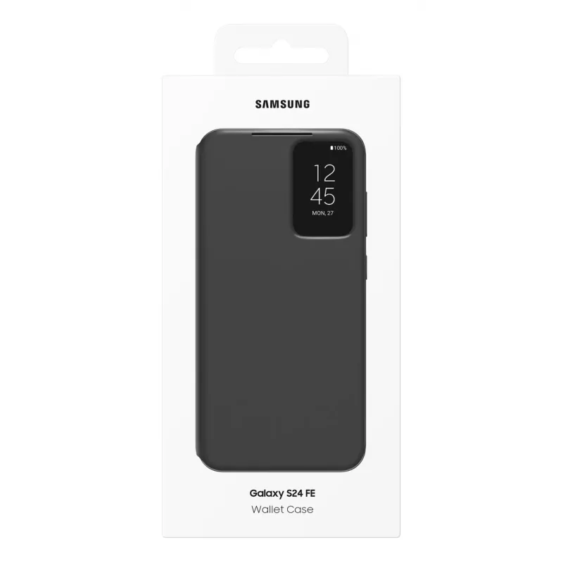Samsung Smart View Wallet Case Galaxy S24 FE juodas